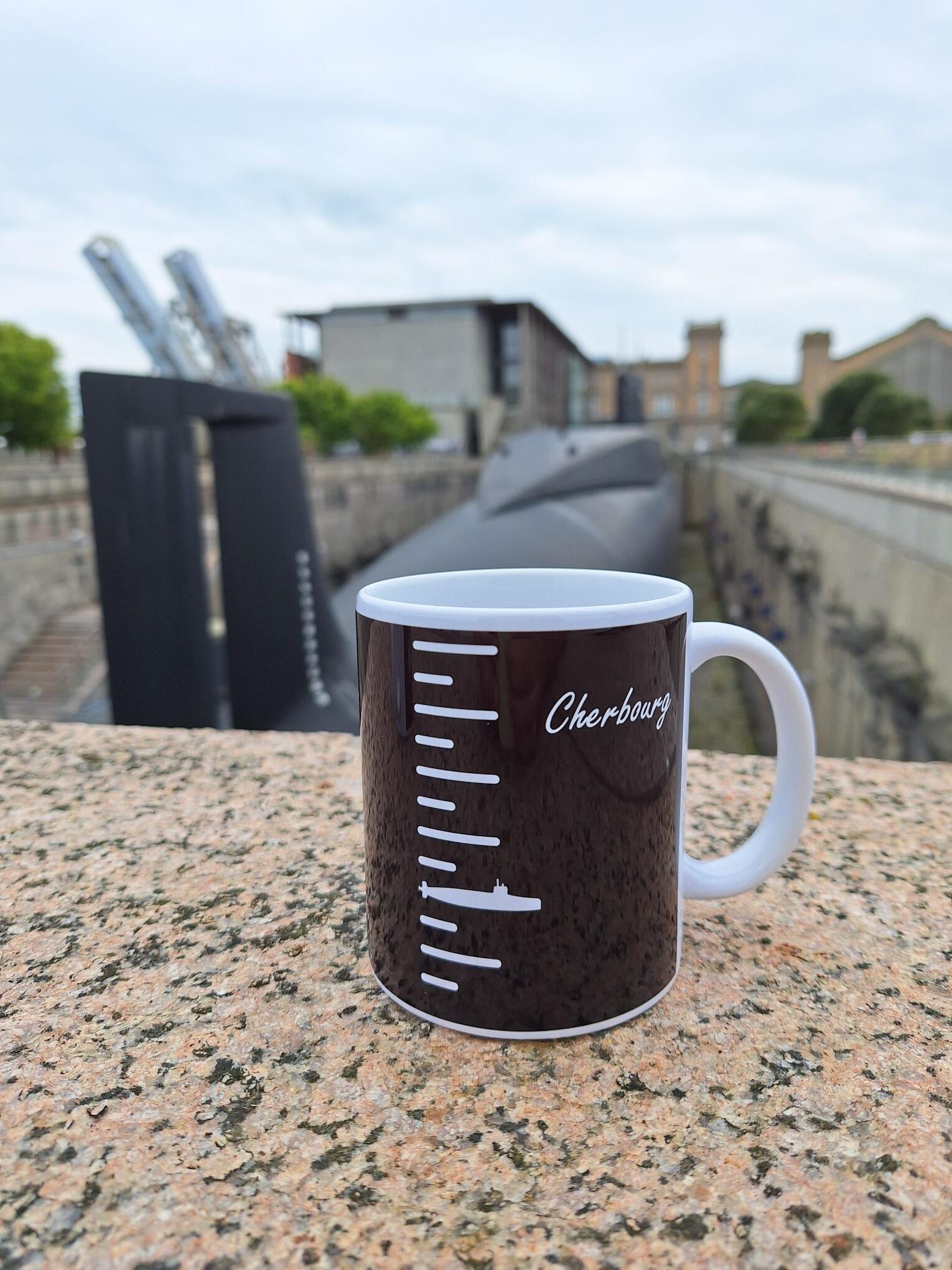 Mug Cherbourg sous-marin